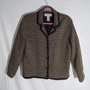NORTON McNaughton Cardigan Blazer Chenron Size M